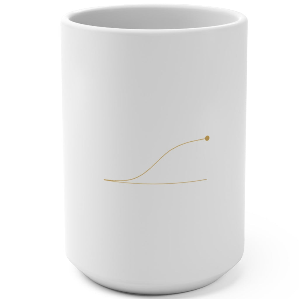 1. Black 15oz Things Always Go My Way affirmation mug with gold script, handle on the right
2. Black and gold Rich Girl Radio Things Always Go My Way coffee mug, handle on the left
3. Side view of glossy black 15oz ceramic mug showing C-shaped handle